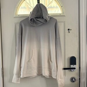 CALIA by Carrie Underwood Cream to Gray Ombre Hoodie